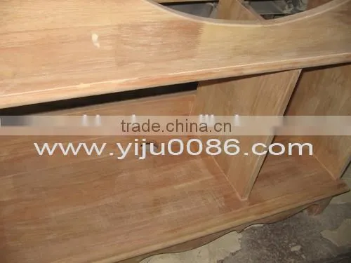 Fashion oak sanitary ware wash basin bathroom cabinet combination counter basin wash station wash basin bathroom cabinet