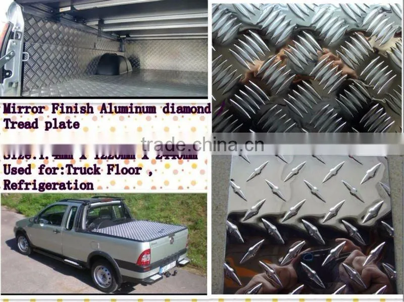 5052 5083 Embossed Aluminum Sheet for non-slip floor