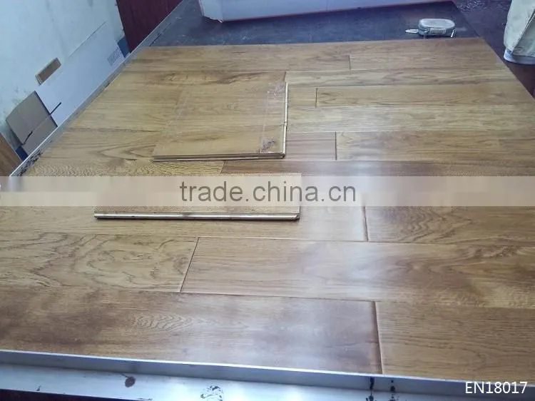 New Design Smoked And Hand Wax oiled Treatment Oak Wood Flooring