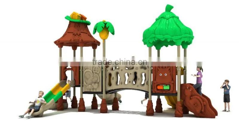 Safe kids plastic outdoor playground