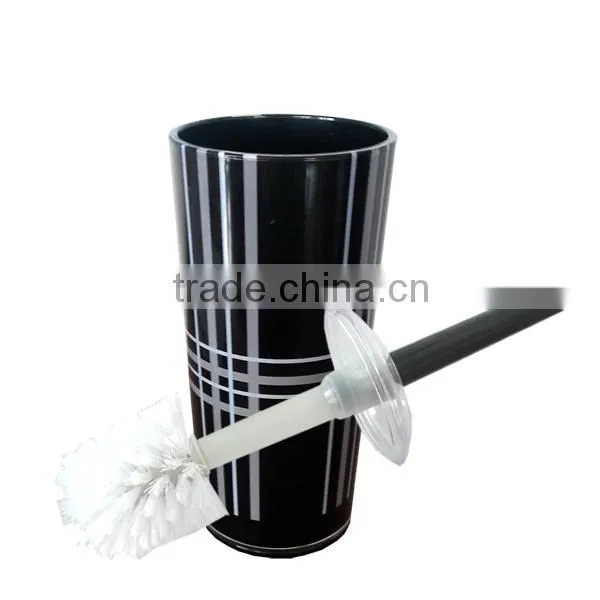 Classic England plastic toilet brush with holder