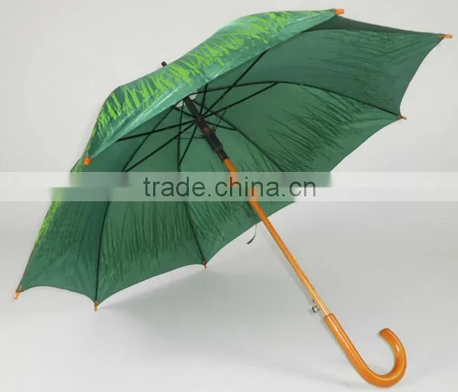 23 inches wooden handle umbrella for plants