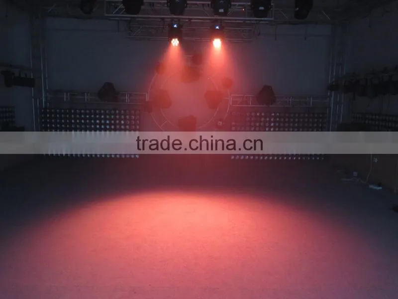 7pcs 15W rgbw 4 in 1 bee eye led zoom moving head disco stage light
