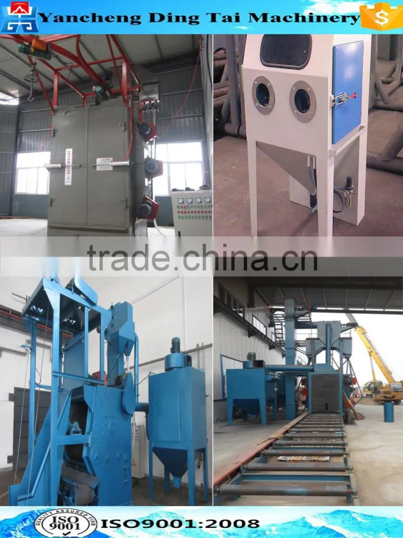 Dish head cleaning machine/dish head shot blasting machine