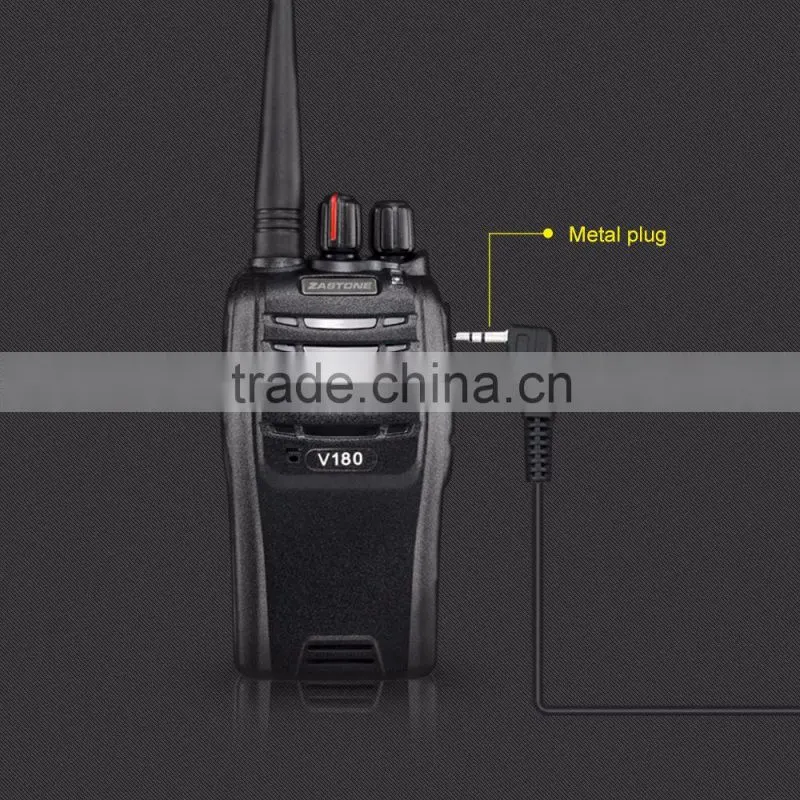 Earpiece D Shape Earphones E43C-K Headphone for Walkie Talkie ZASTONE V180 ZT-V8