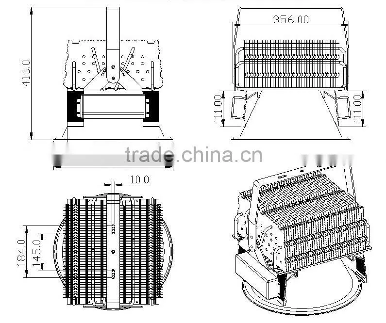 High quality 100w 120w 150w 200w 500W industrial led highbay light