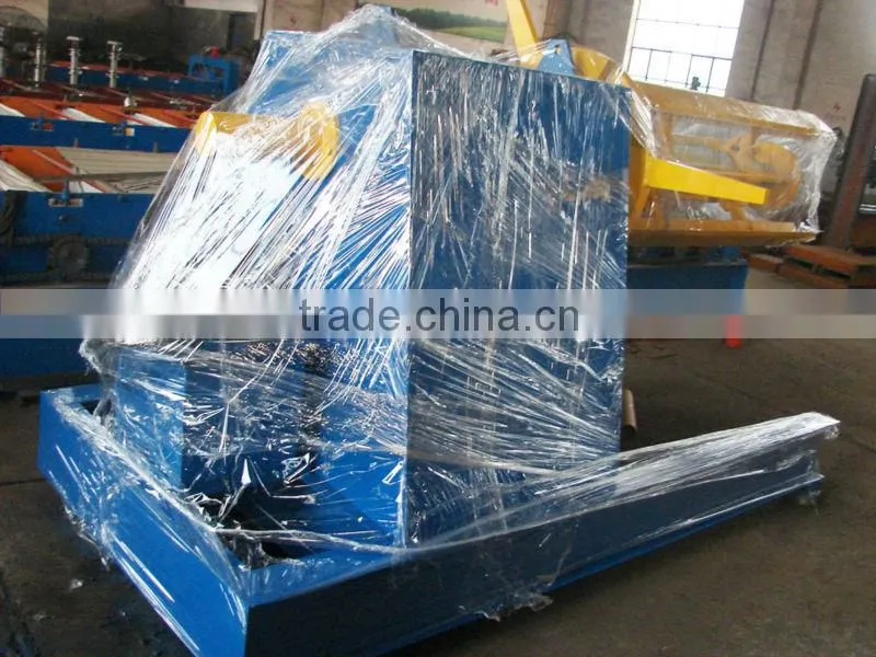 Hydraulic metal decoiler roll forming machine