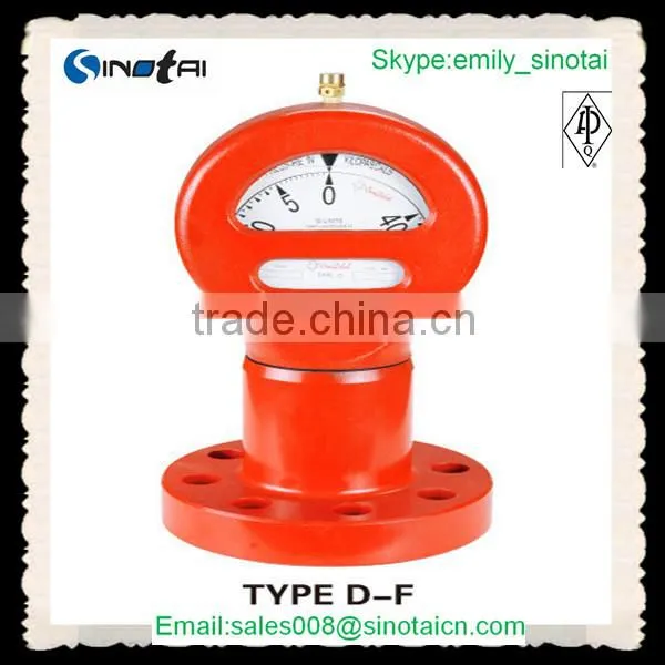 offshore oil well drilling Flanged Pressure Gauge
