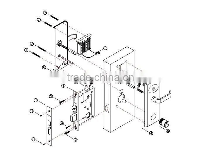 Hotel door locks, biometric hotel locks,keyless hotel locks