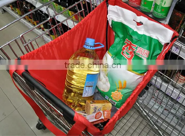 Custom High Quality Fashionable Oxfold Foldable Eco Friendly Large Capacity Tote Supermarket Shopping Bag