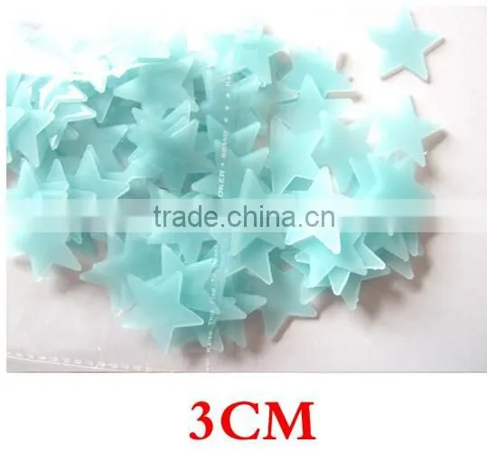 Hot Glow in the Dark Bedroom Sticker Wall Art Star Moon Decor DIY Stickers