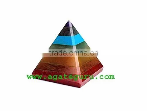 Clear Quartz healing Crystal Pyrimid : Wholesale Pyramids Khambhat Supplier