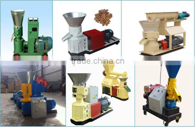 Dry biomass fuel disc pelletizer ring die granule machine