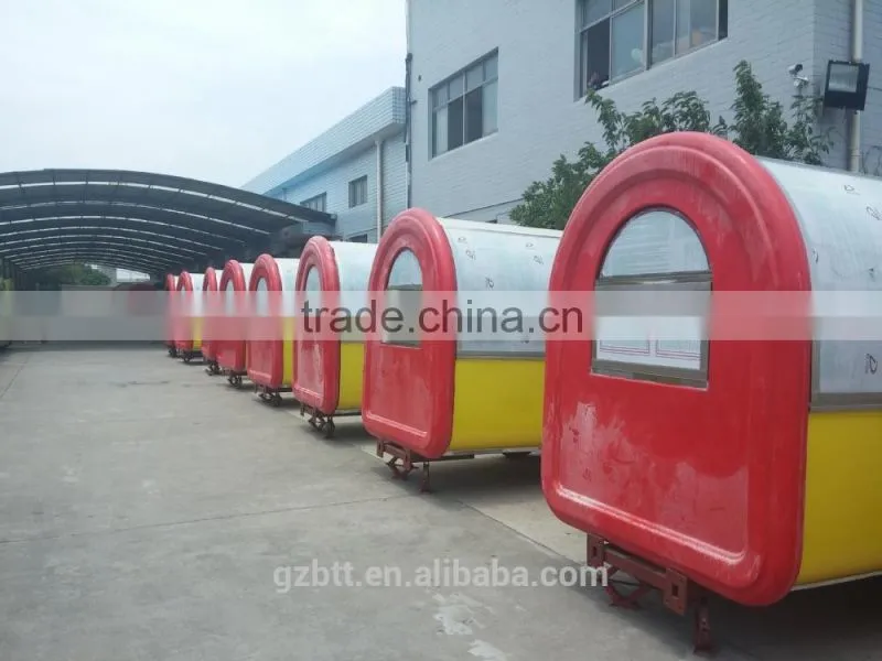 2016 Convenient New Style Food Vending Cart supplier in Guangzhou