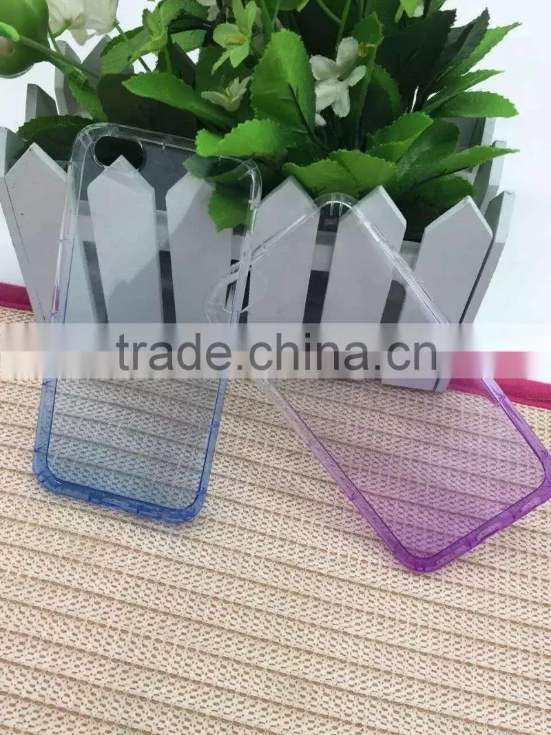High quality colorful gradient tpu material shockproof case for iphone