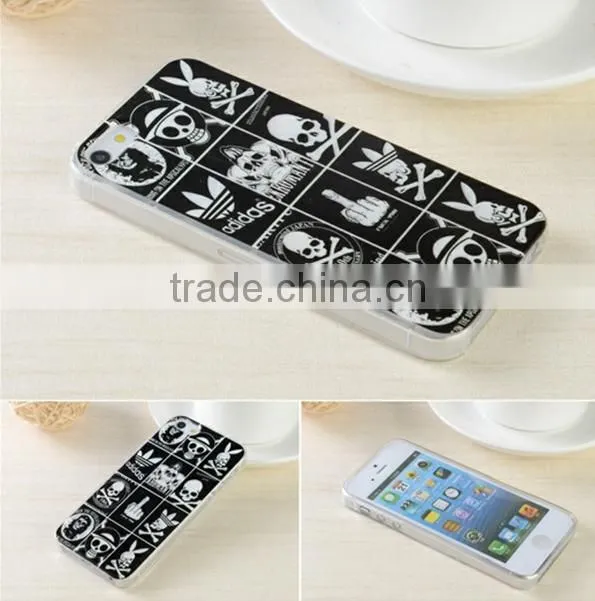Color drawing print soft TPU case for iphone 5s case