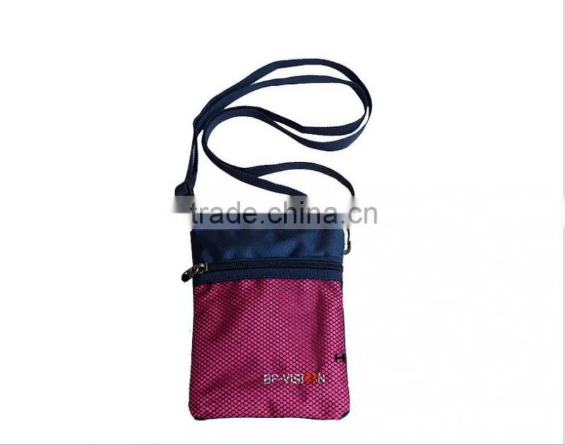 Neck Stash Pouch Passport Holder Safety Travel Wallet Phone Pocket Bag