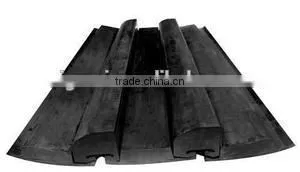 high wear resistant rubber lining plate for ball mill machine