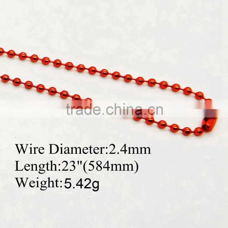 Fancy Electroplating Metal Neck Chain