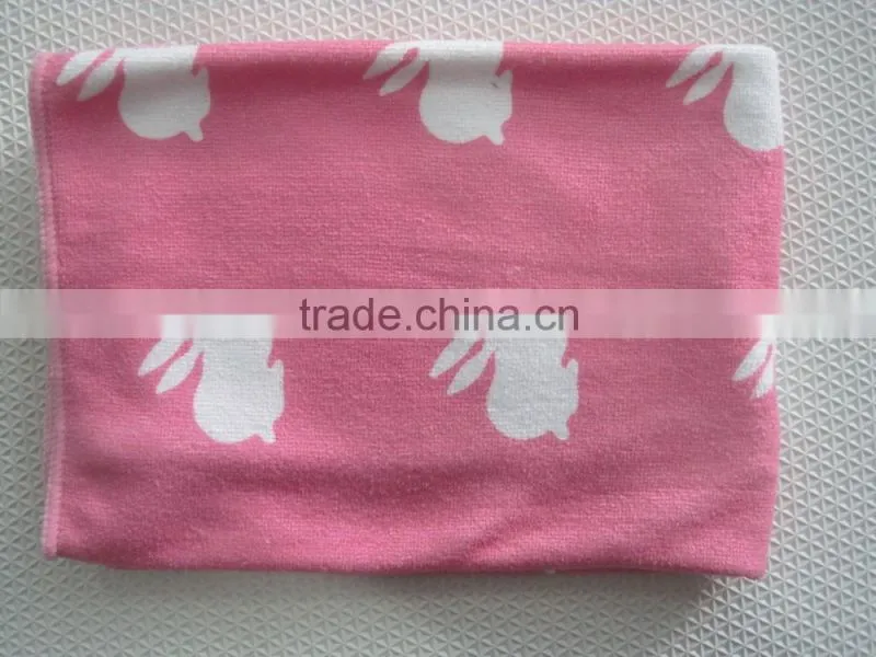 Printing glass microfiber cleaning cloth