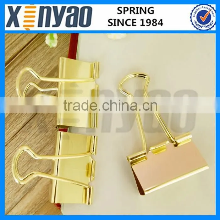 Good quality Gold color 32mm binder clip