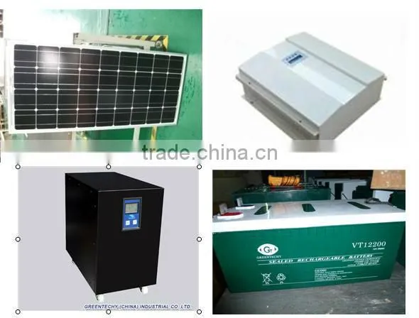 5kw off-grid solar home power system/ 5000w roof solar panels system