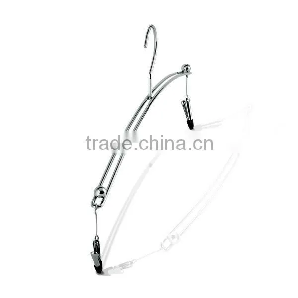 Japanese Stylish Metallic Lingerie Hanger with Clips for Bedroom Furniture