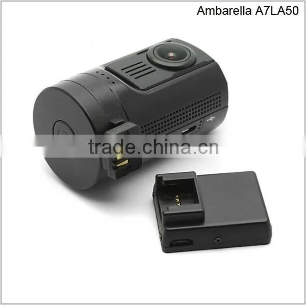 1.5 inch LCD display full HD 1296P Ambarella A7LA50 chipset waterproof dash cam