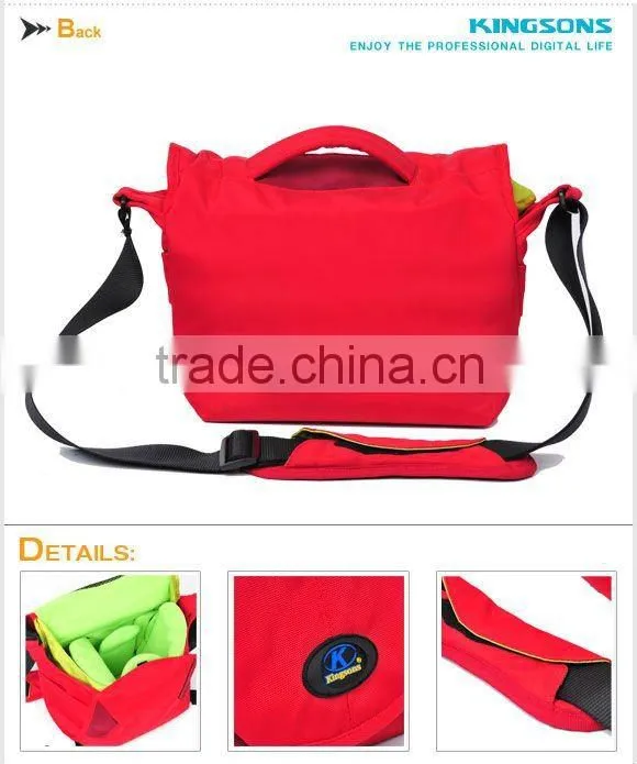 2013 Trend New Design Kingsons Camera Bag DSLR Bag K8296