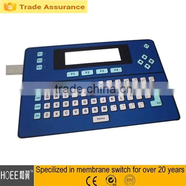 multi color numeric membrane switch overlay membrane keyboards