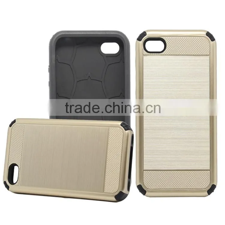 Manufacturer Wholesale Cell Phone Case Metal Color Heavy Duty Mobile Phone Case