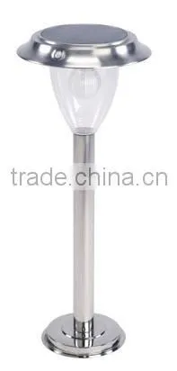 high LUMEN stainless steel 5 LED Solar post top light solar pillar light