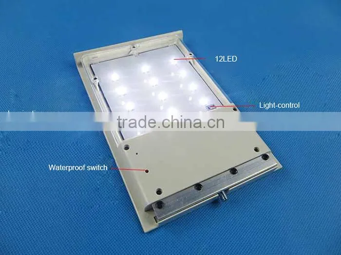 1.8W Integrated solar street light /mini solar street light used in rural area