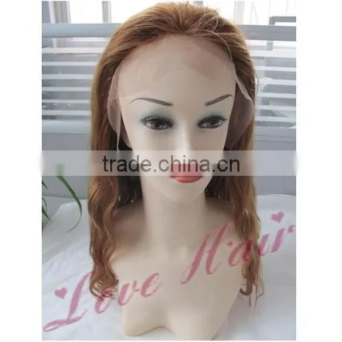 100% virgin indian hair wigs lace front wig soft lace 100% human hair high quality colorful lace wig