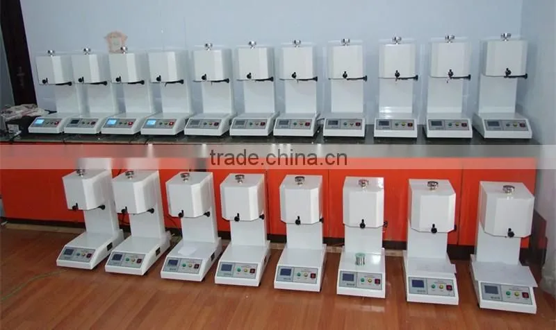 2016 new design factory price plastic melt flow index tester