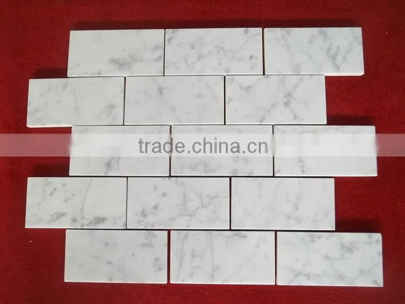 China want to sell white carrara marble mosaic