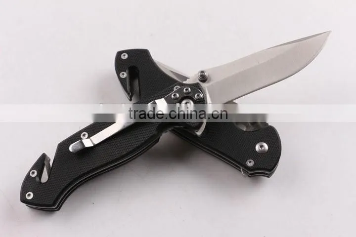 OEM G10 handle folding tactical knife for outdoor