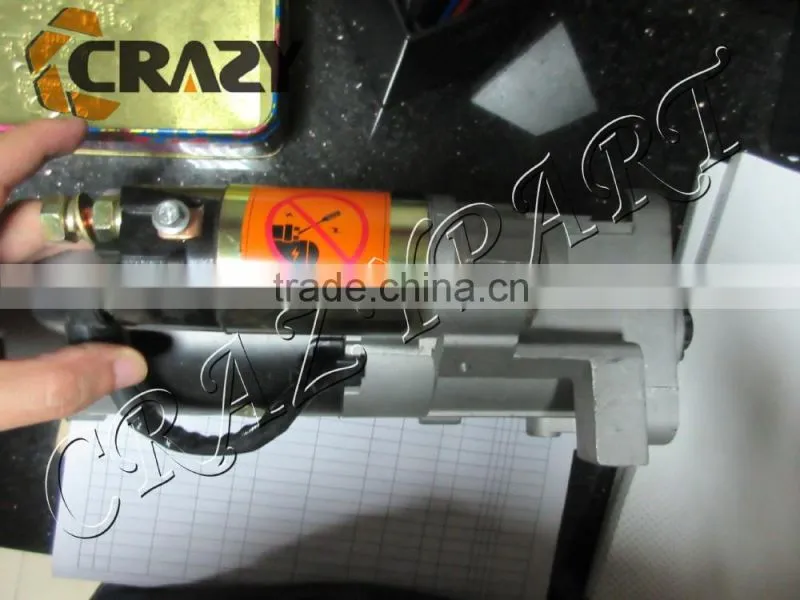 Diesel engine D12D start motor for EC460B volvo 11127679,excavator spare parts,D12D engine parts
