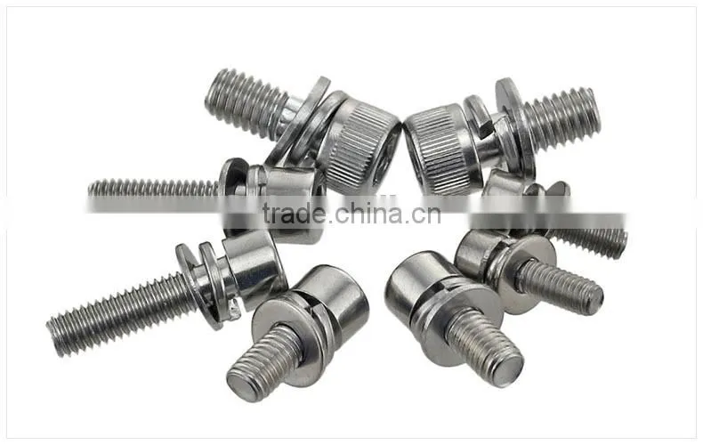 ISO4762 Hex Bolt With Flat Gasket and Spring Washer