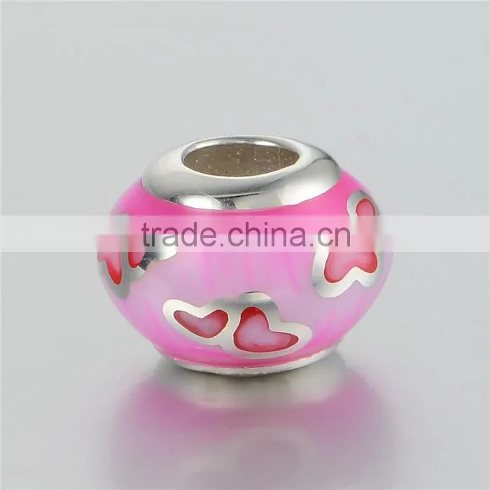 Lovely Fashion Design Pink Color Charm Bead Bracelet