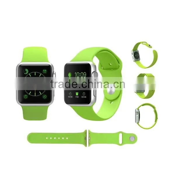 modern popular unique color 2016 silicone watch strap