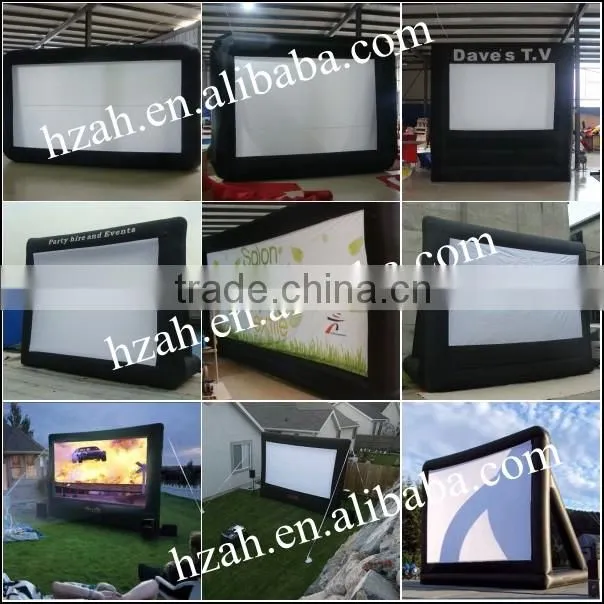 Small Outdoor Inflatable Projection Screen