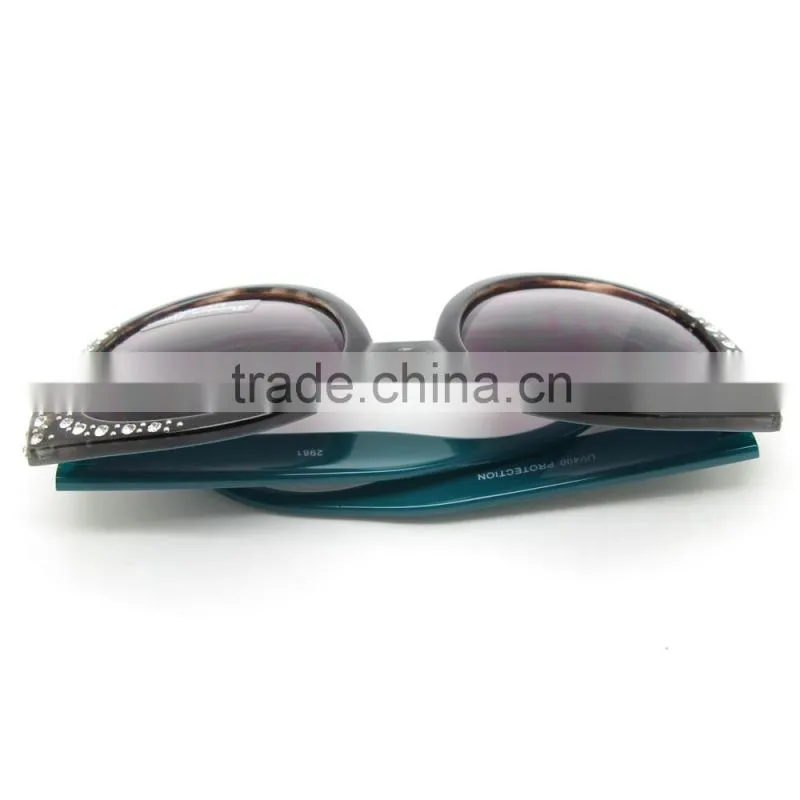 Good quality and competitive price hand made with diamond round sunglasses