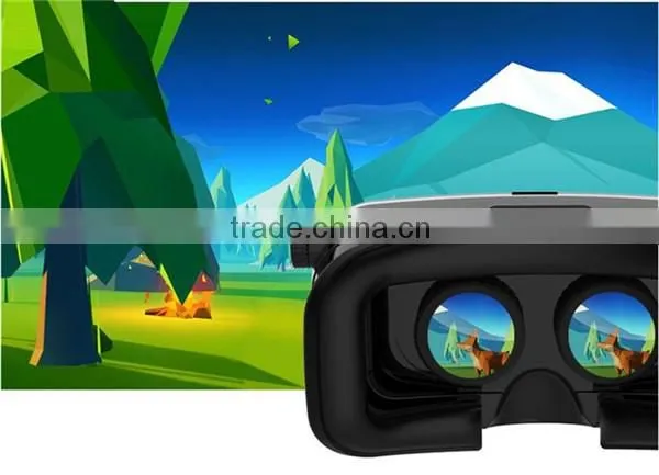 Factory vr shinecon 3.0 virtual reality vr 3d glasses for computer smartphone
