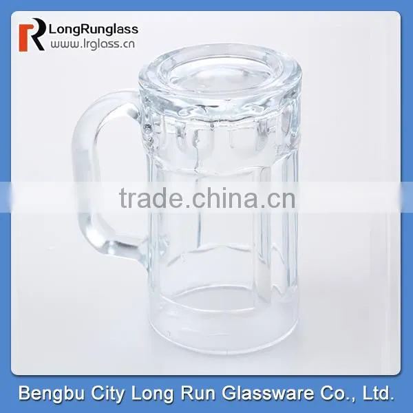 LongRun selling fast 414ml carlsberg glass beer cup large glass tumbler beer steins directly factory