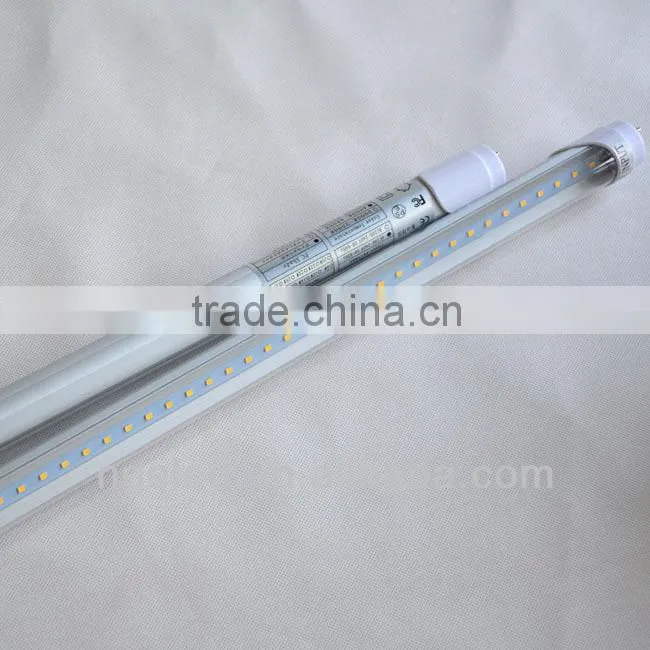 CE RoHS Ra80 36w 8ft led tube light with transparent & frosted PC cover