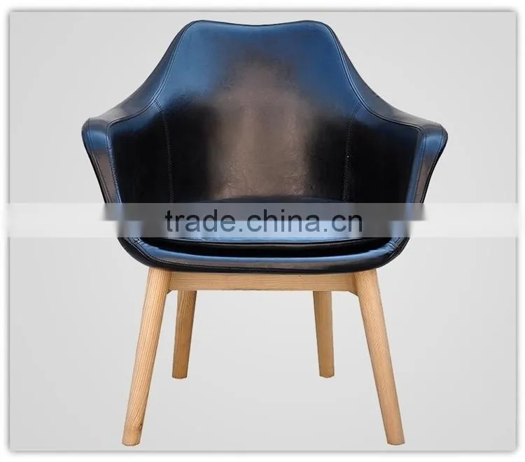 black leather wooden dining room chairs