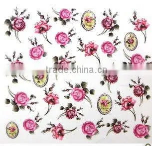 Small rose flower/lip tatoo sticker