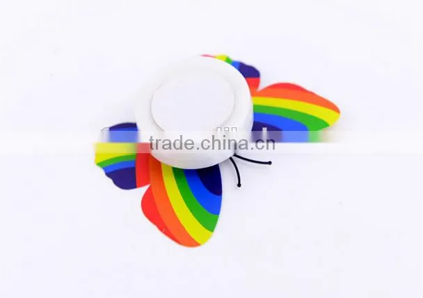 3D wall paper stick on baby night light best decoration bedroom butterfly shape