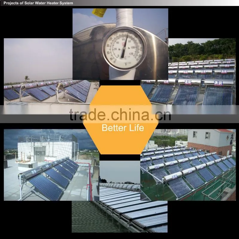 Heat pipe vacuum tube solar water heater